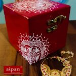 Premium quality Aipan handpainted wooden Jewelry box